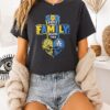 God First Family Second Then La Rams And La Dodgers Logo Skull Heart T-Shirt