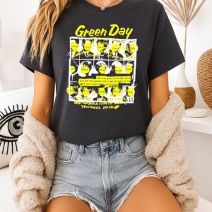 Green Day Nimrod Album Tracklist Punk Rock T-Shirt