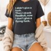 I Didn’t Give A Fuck Then I Drank Red Bull Now I Don’t Give A Flying Fuck T-Shirt