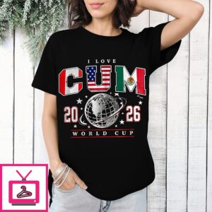 I Love Cum World Cup T-Shirt