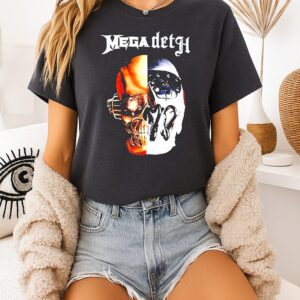 Megadeth Vic Rattlehead Skull Heavy Metal T-Shirt