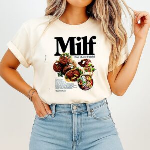 Milf Man I Love Falafel Worn Out Vegan T-Shirt