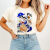 One Piece Luffy Nami Chopper Los Angeles Dodgers Baseball T-Shirt