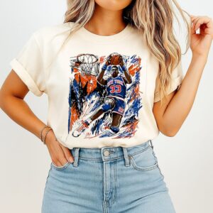 Patrick Ewing New York Knicks 33 NBA Basketball T-Shirt