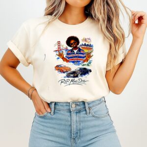 Rip Mac Dre Golden Gate Bridge Thizz Bay Area Rap T-Shirt
