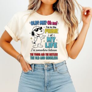 Snoopy Old Me Oh No I Am In The Prime Of My Life T-Shirt