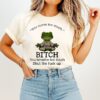 You Curse Too Much Bitch You Breathe Too Much Shut The Fuck Up Frog Yoga T-Shirt