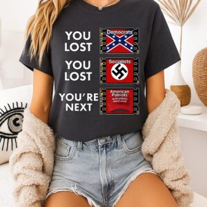 Anti Trump You Lost You Lost You’re Next T-Shirt