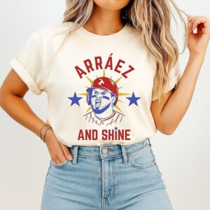 Arraez And Shine Philadelphia Phillies Baseball T-Shirt