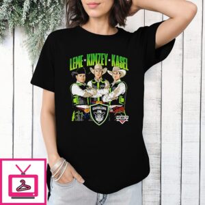 Austin Gamblers Lêm Kimzey Kasel Pbr Trio Signature T-Shirt