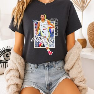 Azzi Fudd Dallas Wings Wnba Basketball Slam 262 T-Shirt