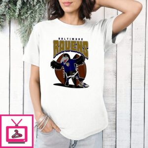 Baltimore Ravens NFL 2026 Mascot Mania T-Shirt