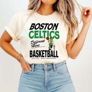Boston Celtics Basketball Different Here Since 1946 Boston Massachusetts T-Shirt
