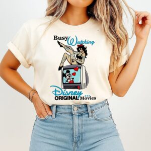 Busy Watching Original Movies Mickey Mouse T-Shirt