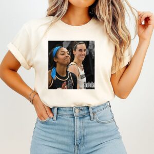 Caitlin Clark Laughing At Angel Reese Missed Layup Indiana Chicago Rivalry T-Shirt