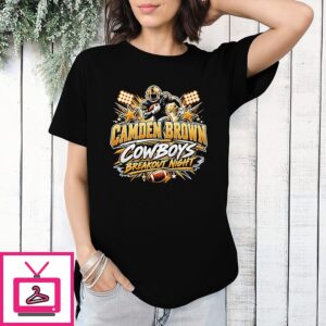 Camden Brown Cowboys Breakout Night T-Shirt