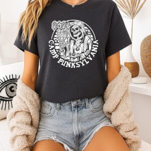 Camp Punksylvania 2026 Grim Reaper Candelabra T-Shirt