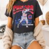 Chicago Cubs Pete Crow-Armstrong Enlarged Player Slugger Swing T-Shirt