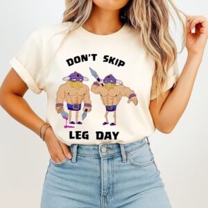 Clash Of Clans Barbarians Don’t Skip Leg Day T-Shirt