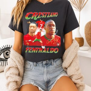 Cristiano Ronaldo And George Floyd Fentnaldo Portugal Soccer T-Shirt