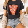 Denver Broncos Qb Bo Nix Big Slinging Collage Graphic T-Shirt