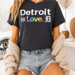 Detroit Tigers City Is Love Pride T-Shirt