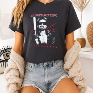 Durbinator Caleb Durbin Boston Red Sox Terminator Parody T-Shirt