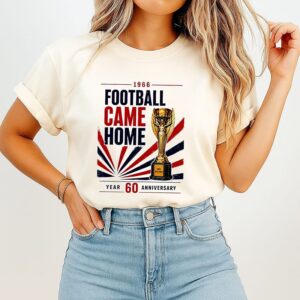 England 1966 Football Came Home 60 Year Anniversary T-Shirt