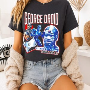 George Droid Nigga Link Ai Cyborg Parody T-Shirt