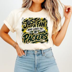Green Bay Packers NFL Just A Fan Who Loves The Logo T-Shirt