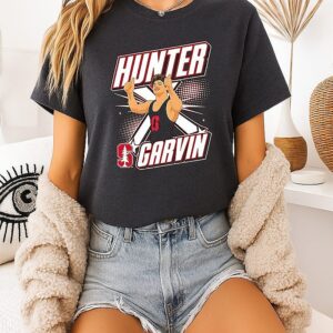 Hunter Garvin Stanford 2026 Wrestling Player T-Shirt