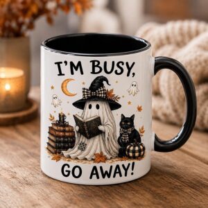 I’m Busy Go Away Book Lover Coffee Cup
