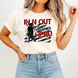 In N Out Twin Falls Hero Gun Patriot T-Shirt
