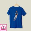 Jalen Brunson Flying Dunk New York Knicks Basketball T-Shirt