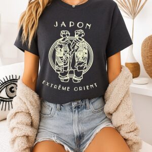 Japon Extrême Orient Geisha Dragon Tiger T-Shirt