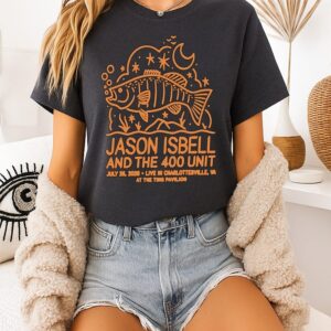 Jason Isbell And The 400 Unit Jul 26 2026 In Charlottesville Va T-Shirt