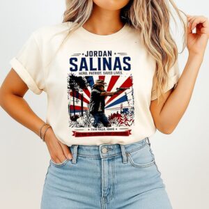 Jordan Salinas Hero Patriot Saved Lives Twin Falls Idaho T-Shirt