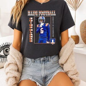 Juice Clarke Illinois Fighting Illini Football T-Shirt