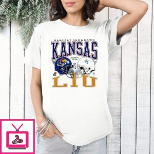Kansas Jayhawks Liu Sharks September Gameday 2026 T-Shirt