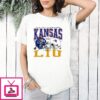 Kansas Vs Liu Gameday Showdown 2026 Helmet T-Shirt