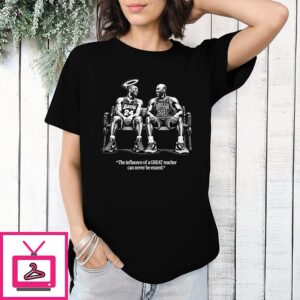 Kobe Bryant Lakers And Michael Jordan Bulls The Influence Of A Great Teacher T-Shirt