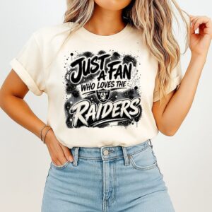 Las Vegas Raiders NFL Just A Fan Who Loves The Logo T-Shirt