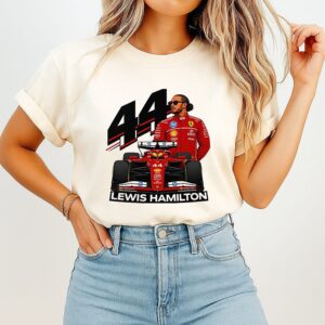 Lewis Hamilton 44 Ferrari F1 T-Shirt