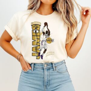Los Angeles Lakers Lebron James 2026 NBA Player Moment T-Shirt