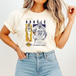 Los Angeles Lakers Luka Dončić 2026 NBA Highlights Signature T-Shirt