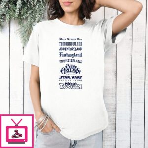 Main Street USA Disneyland Lands T-Shirt