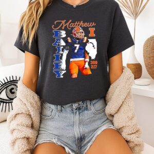 Matthew Bailey Illinois Fighting Illini Big Ten Media Days Football T-Shirt