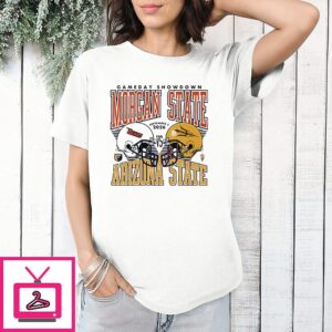 Michigan State Vs Arizona State Gameday Showdown 2026 Helmet T-Shirt