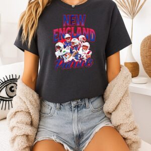 New England Patriots NFL 2026 Player Collage T-Shirt