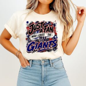 New York Giants NFL Just A Fan Who Loves The Logo T-Shirt